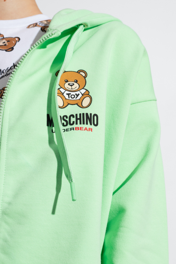 Moschino hoodie discount green